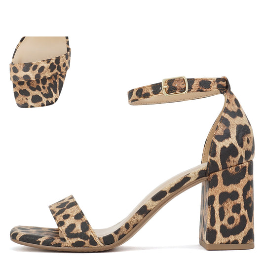 Larch Leopard Dress Sandal