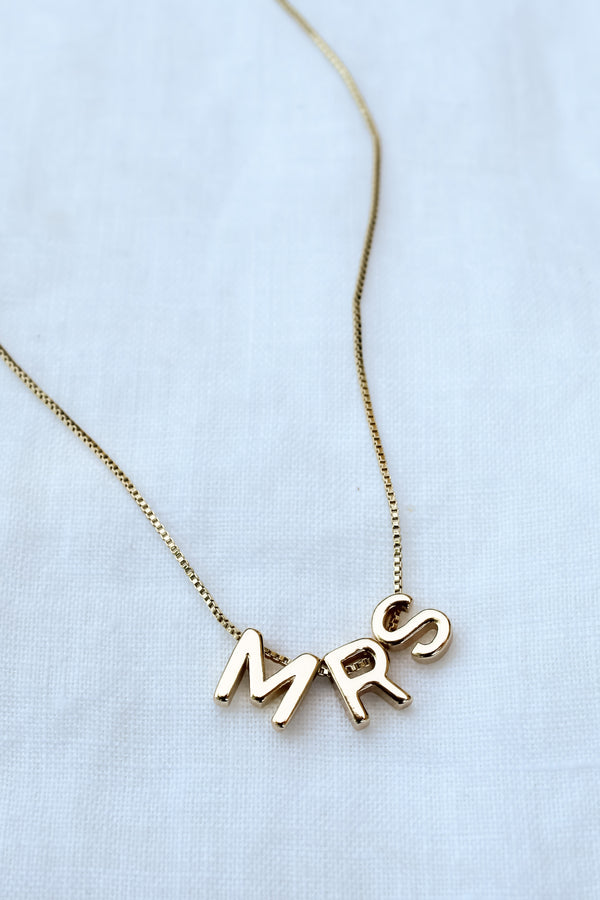MRS Slide Necklace