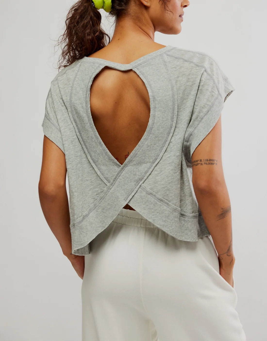 My Time Heather Grey Tee