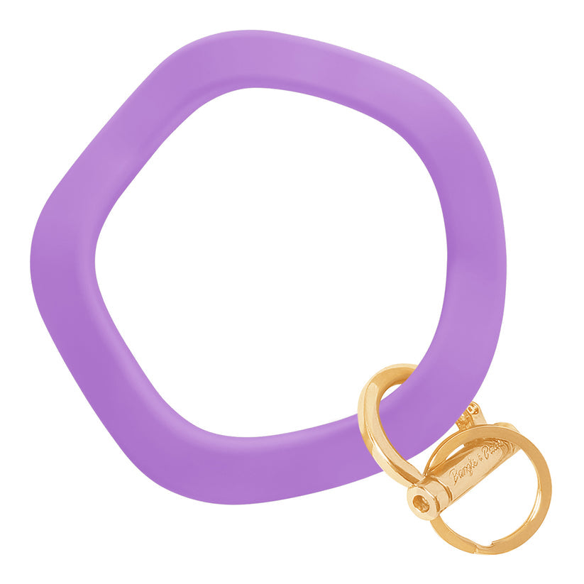 Wavy Bangle Orchid Keychain