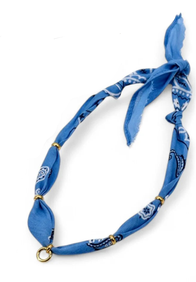 Charm Bandit Light Blue Necklace
