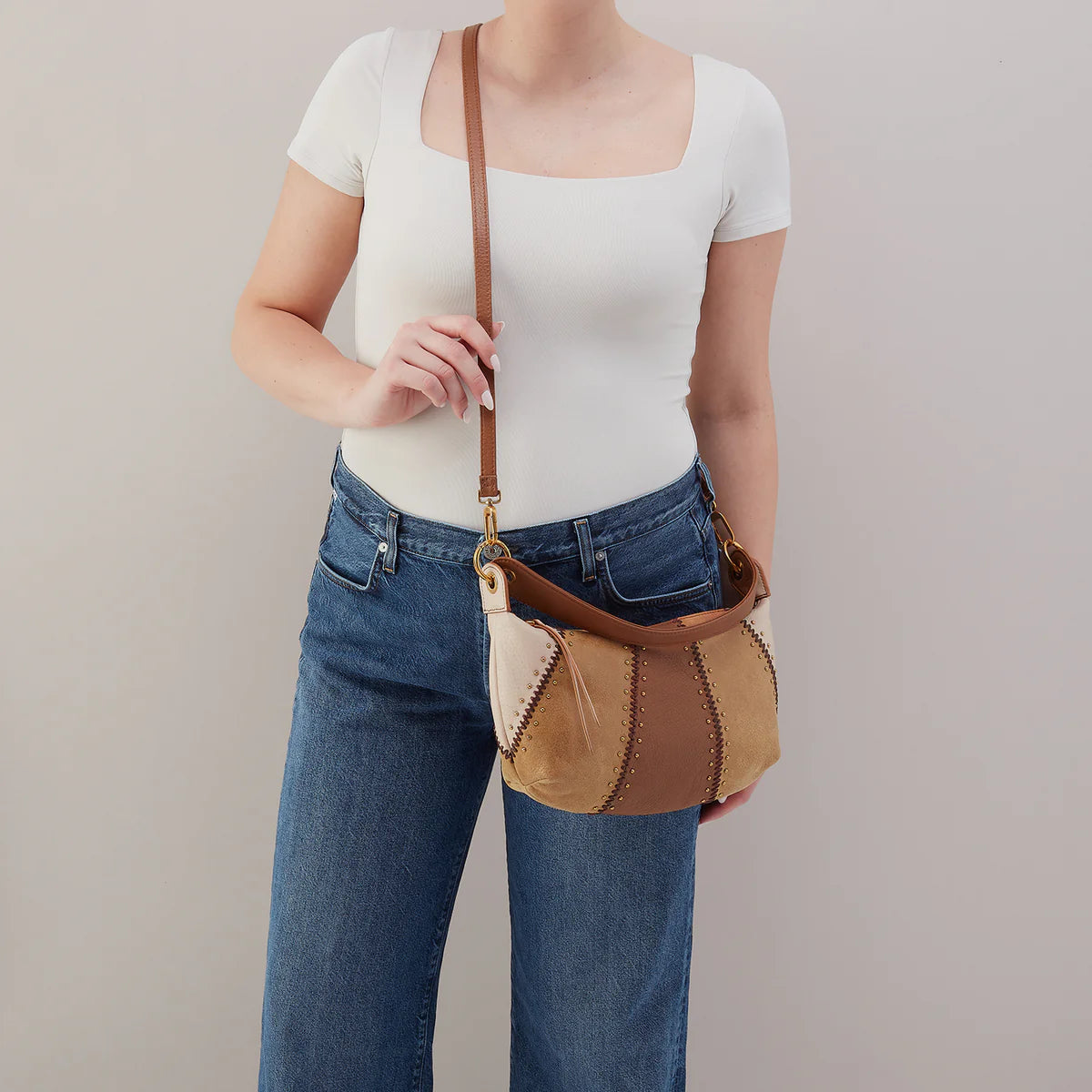 Opal Timber Brown Mini Shoulder Bag