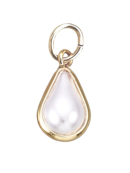 Rim Drop Pearl Charm