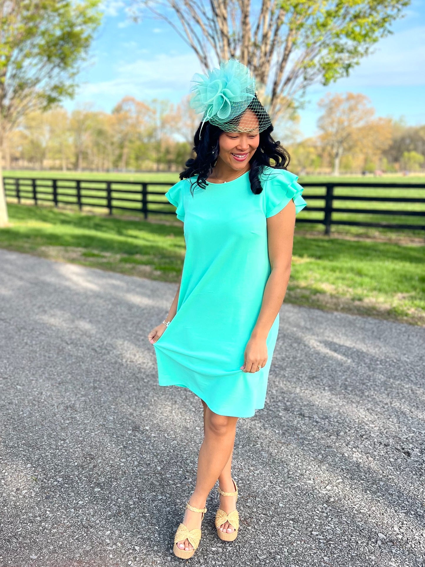 Jockey Skills Mint Fascinator