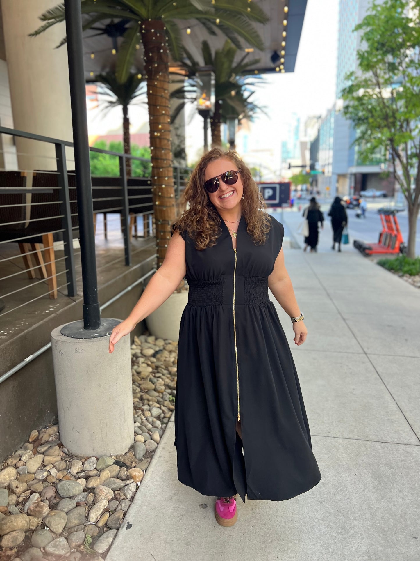 Catching the Sunset Black Dress