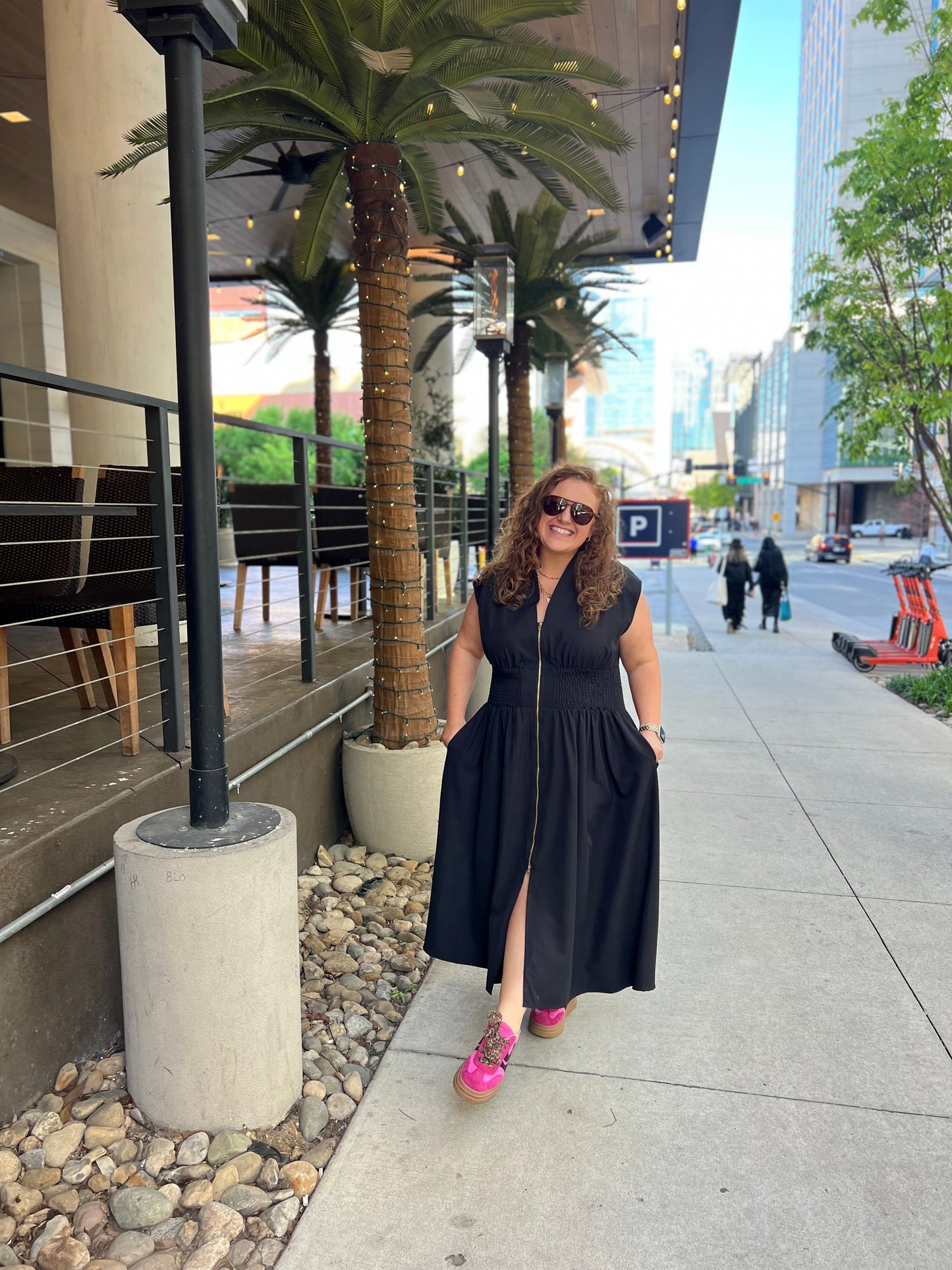Catching the Sunset Black Dress