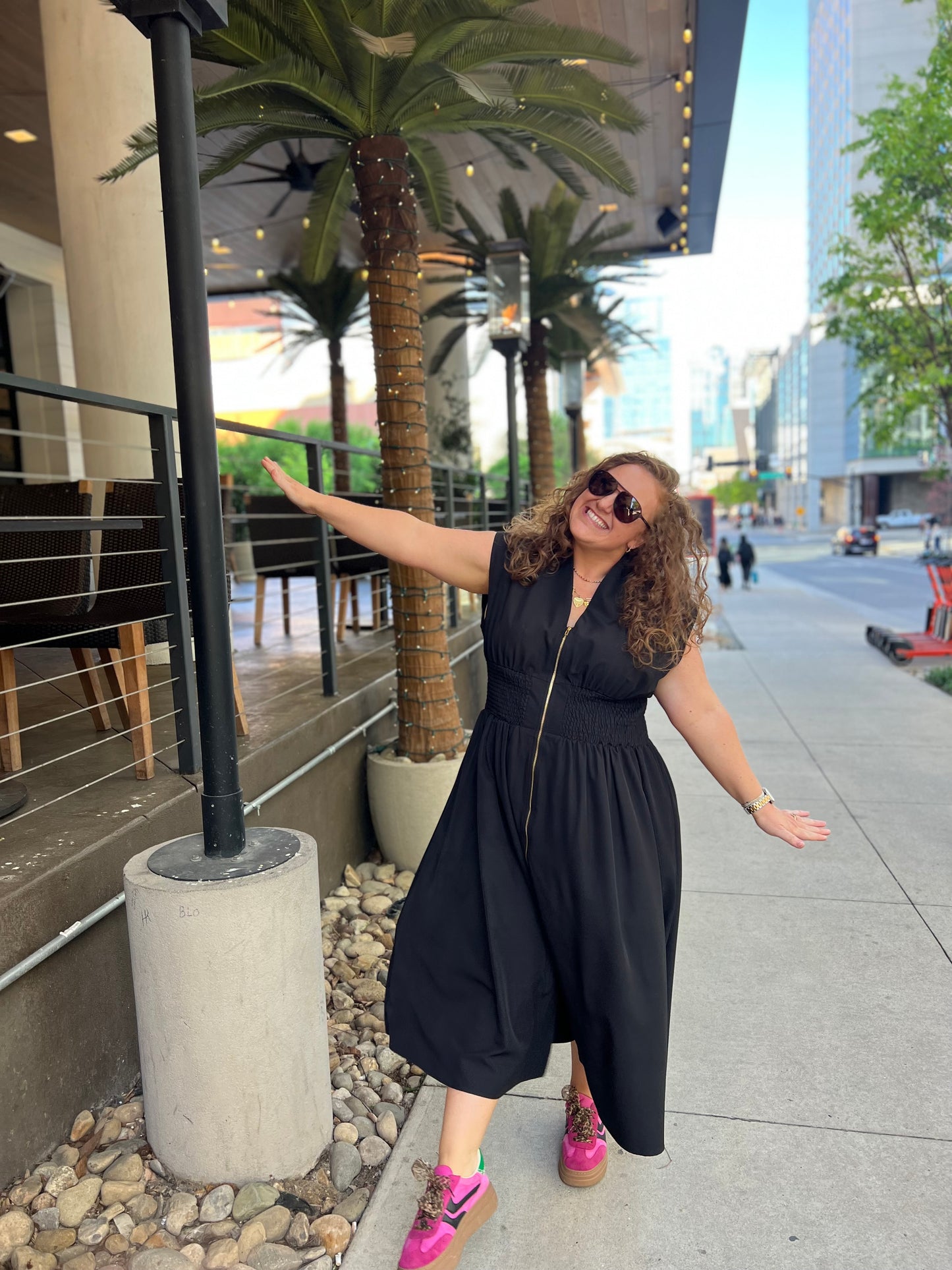 Catching the Sunset Black Dress