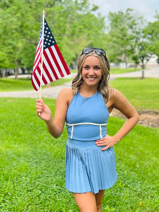 Second Skin Marinet Slate Blue Top