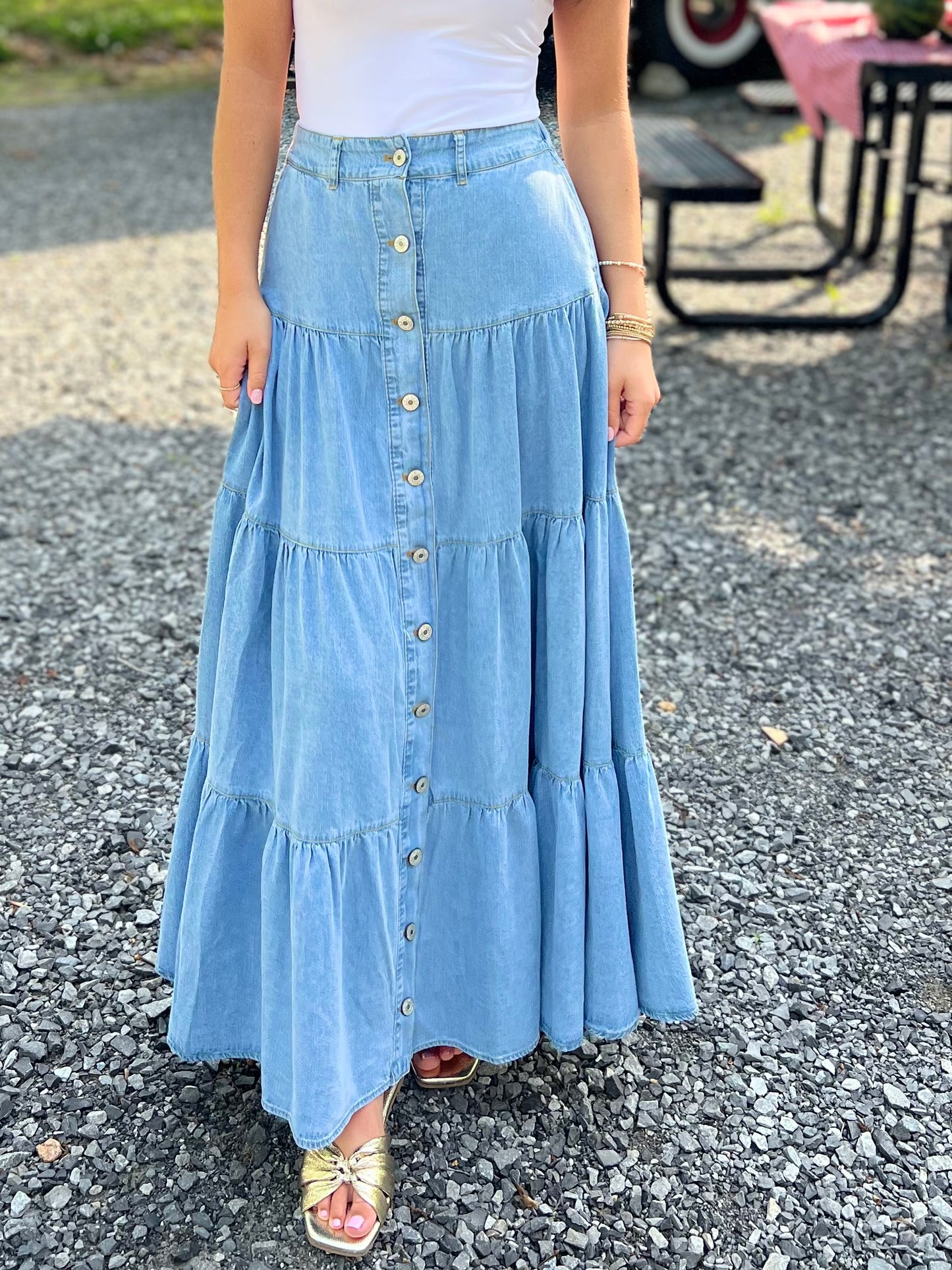 Weekend Getaway Maxi Skirt