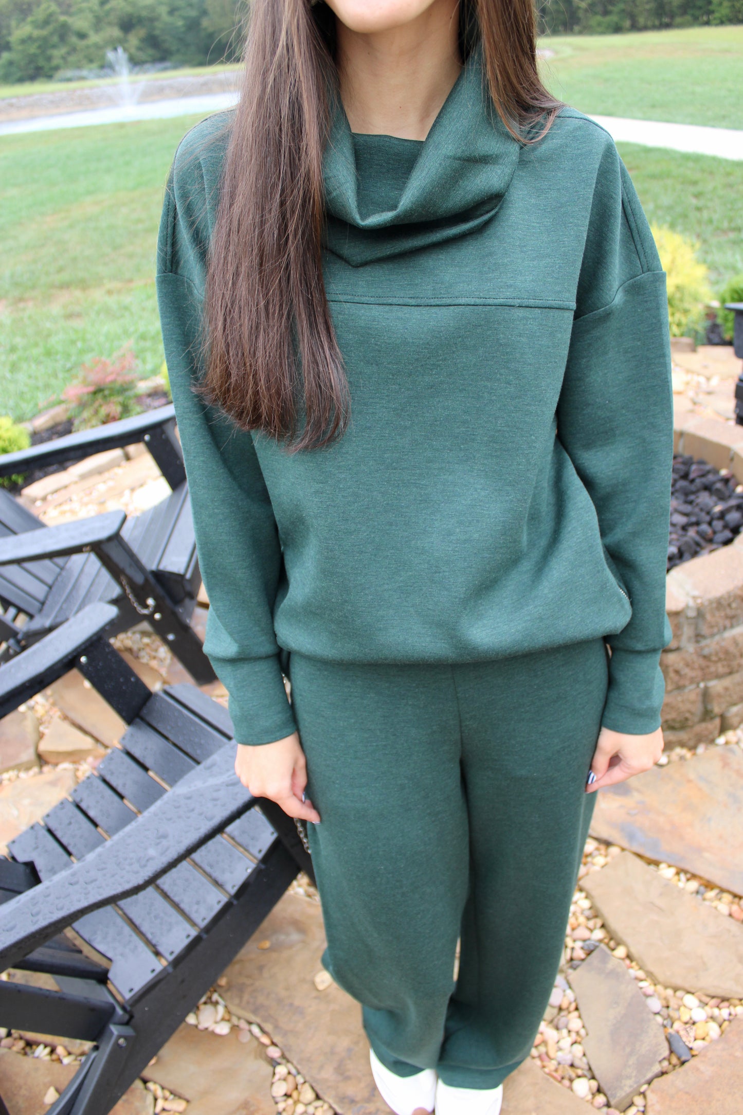 Fillana Mel Pine Mel Pullover Top