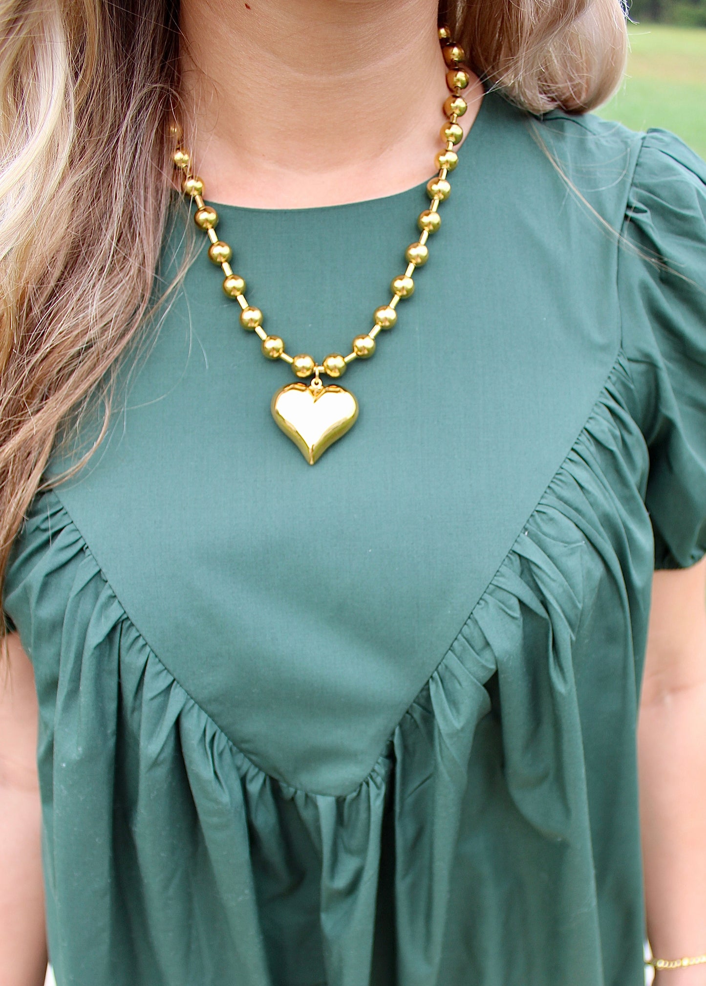 Bubble Heart Necklace