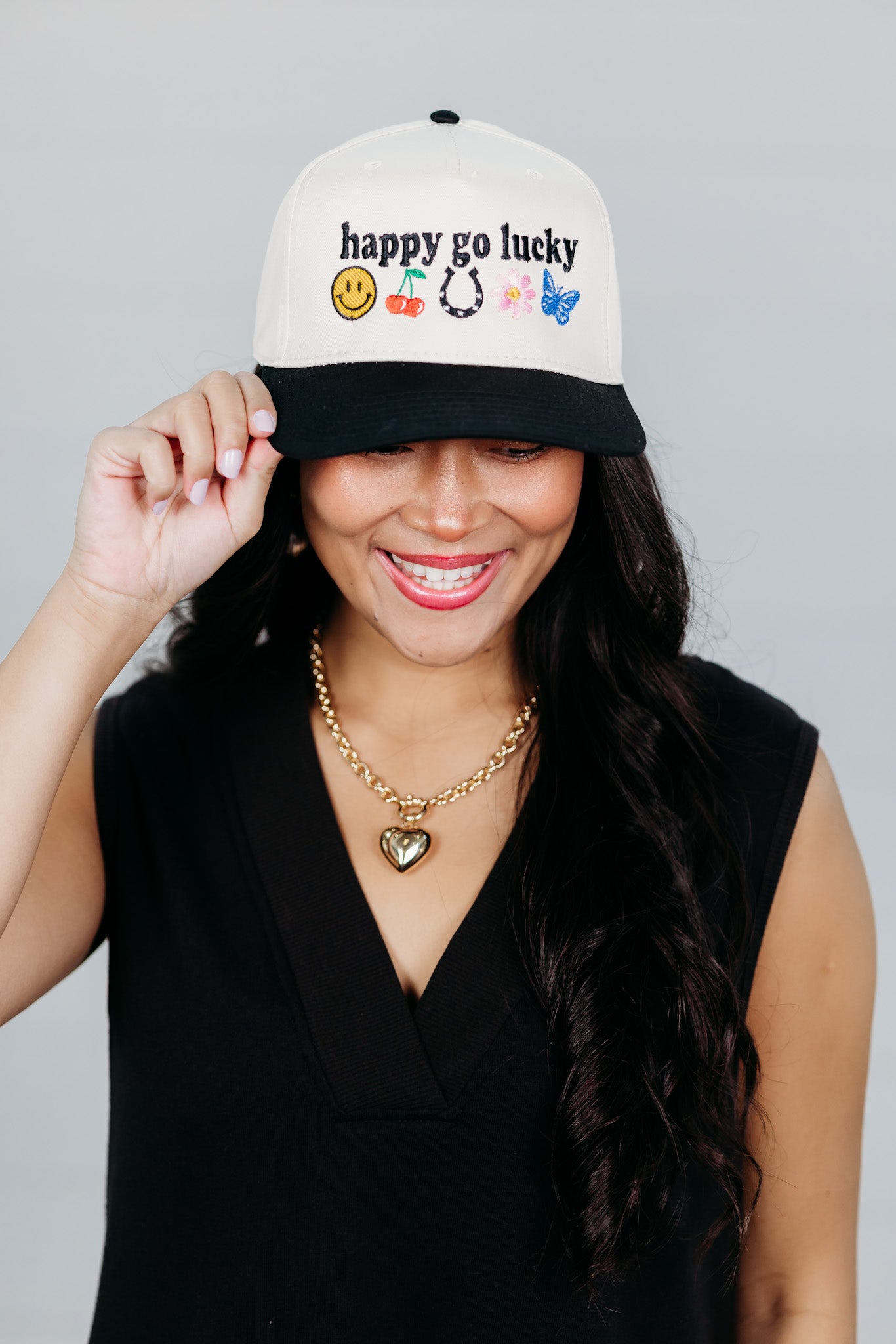 Happy Go Lucky Black Cap