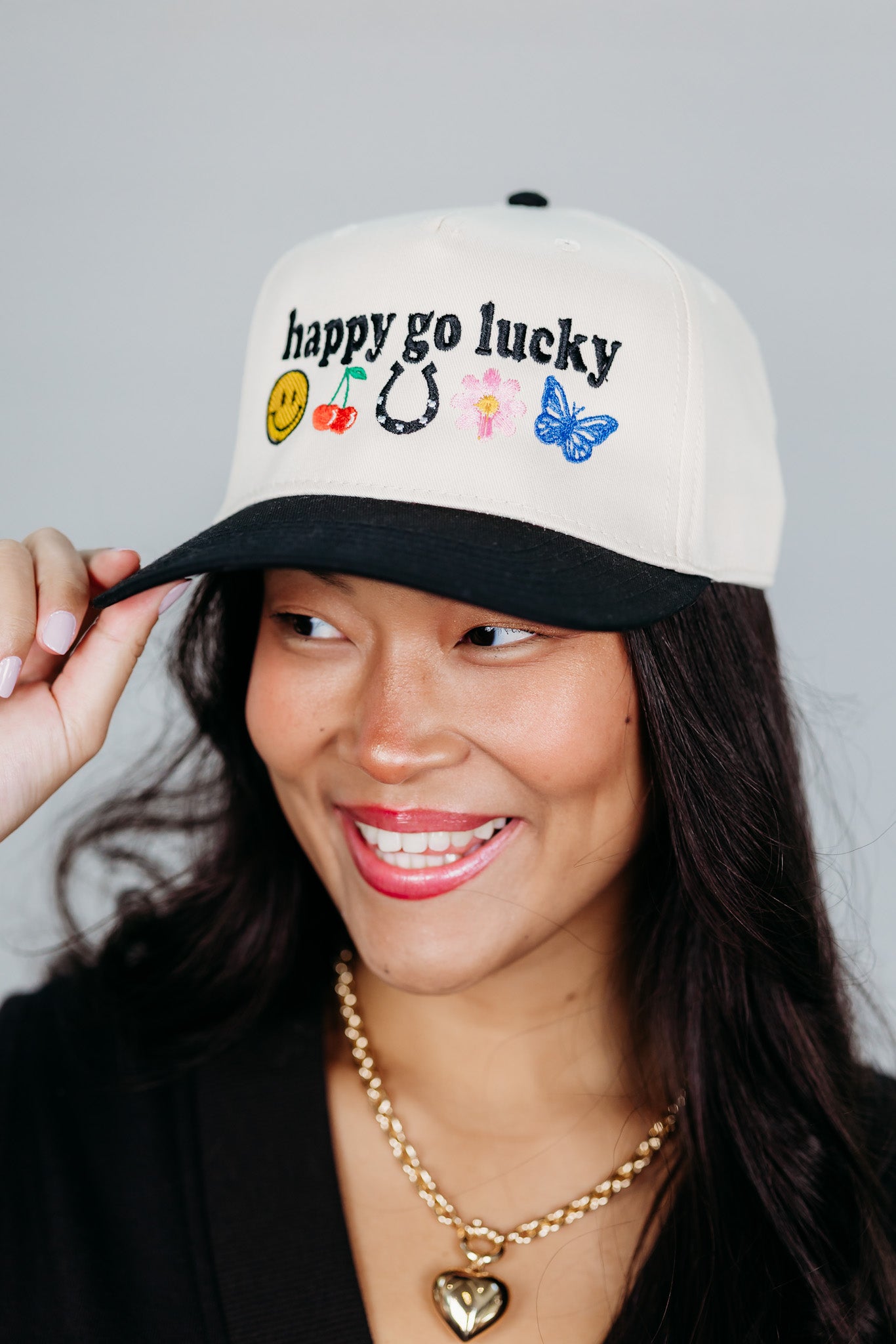 Happy Go Lucky Black Cap