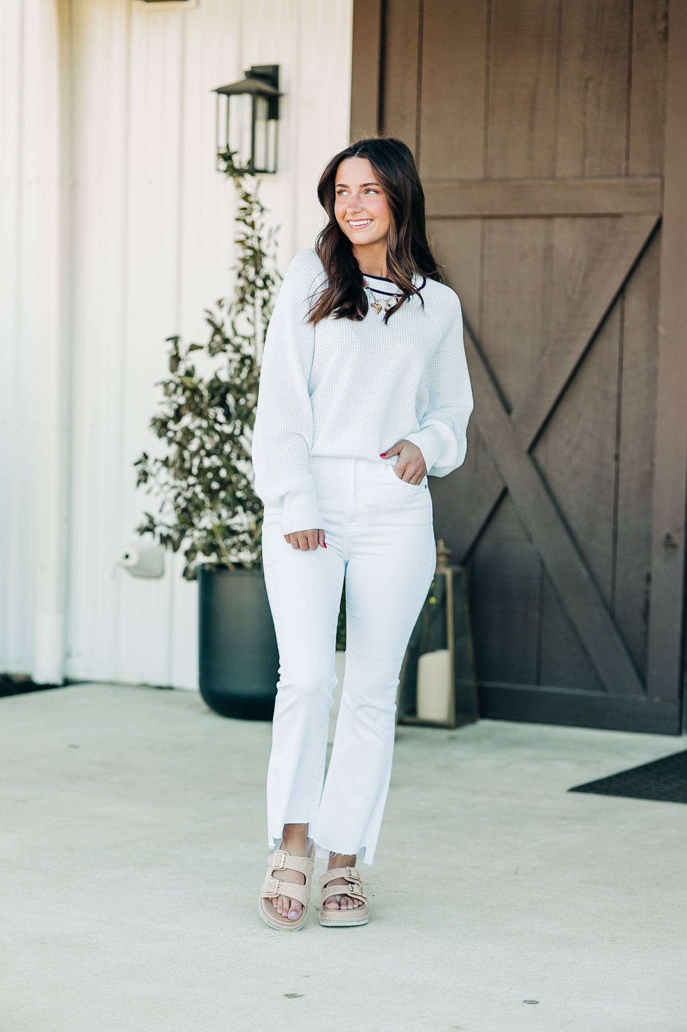 Deuce Dolman White Top