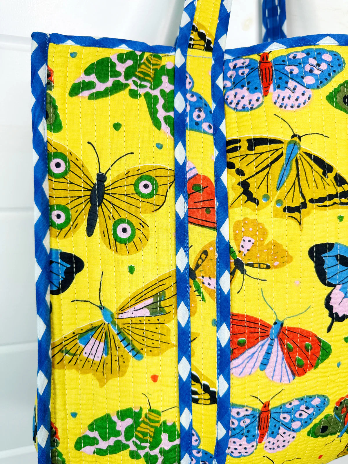 Gave Me Butterflies Quilted Tote Bag