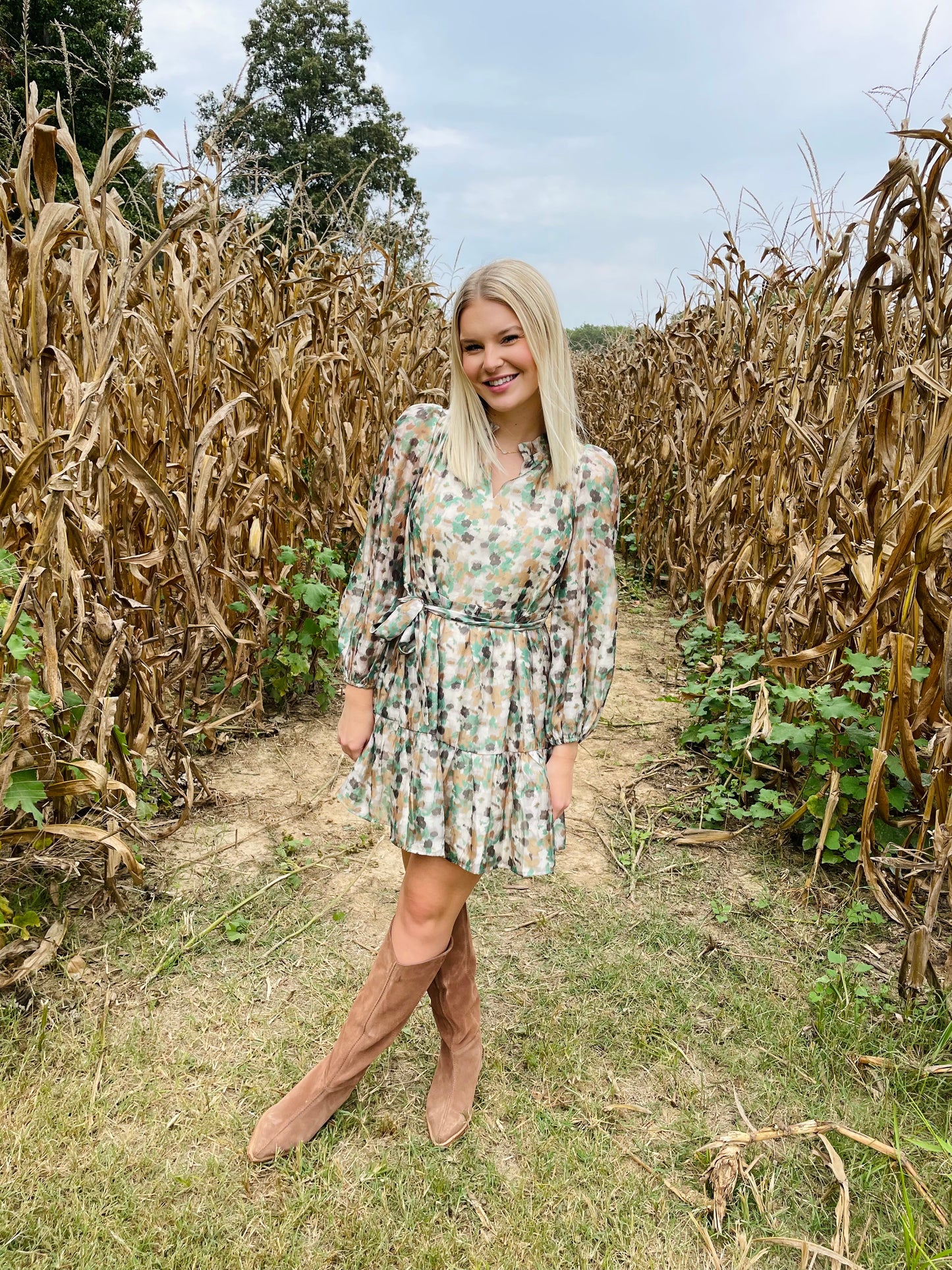 Catching Feeling Blend Fields Dress