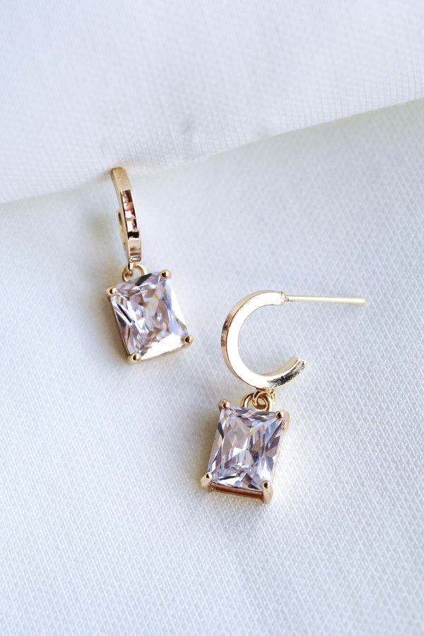 Prism Huggie Earrings