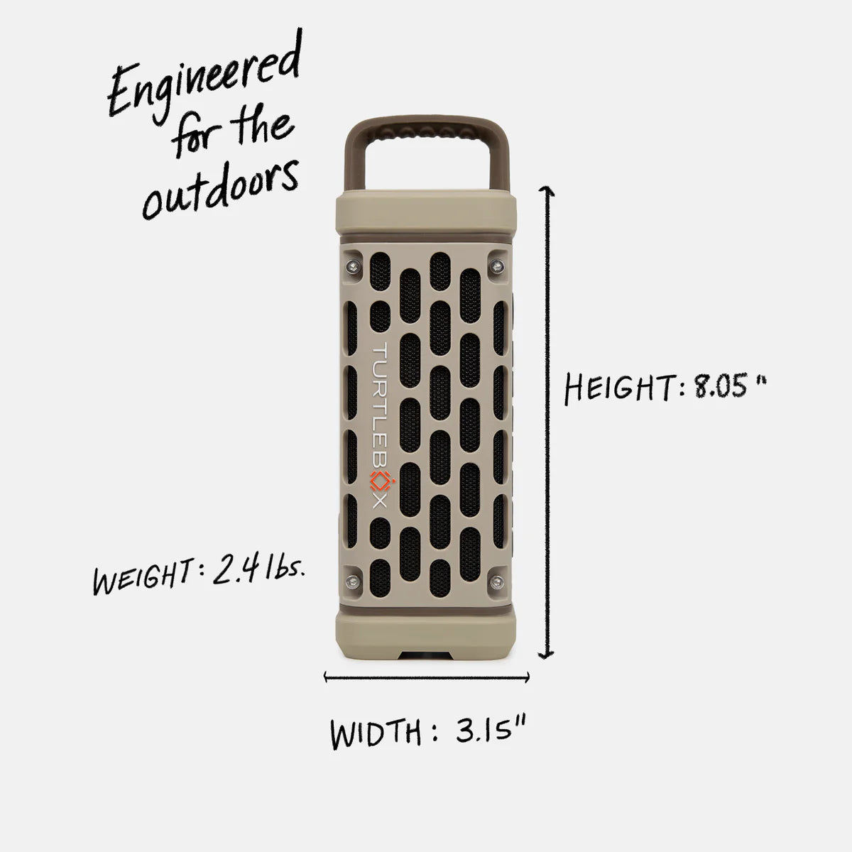 Turtlebox Ranger Waterproof Tan Speaker