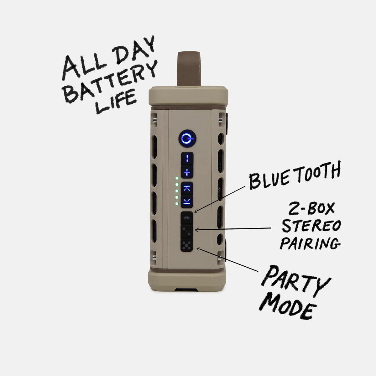 Turtlebox Ranger Waterproof Tan Speaker