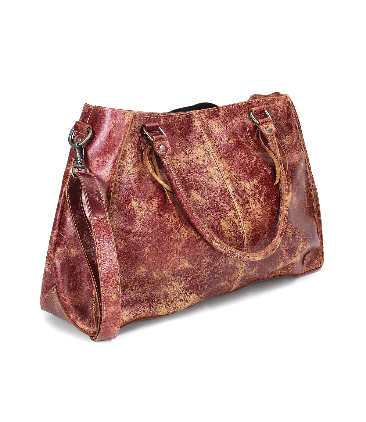 Rockaway Cherry Lacquer Lux Handbag