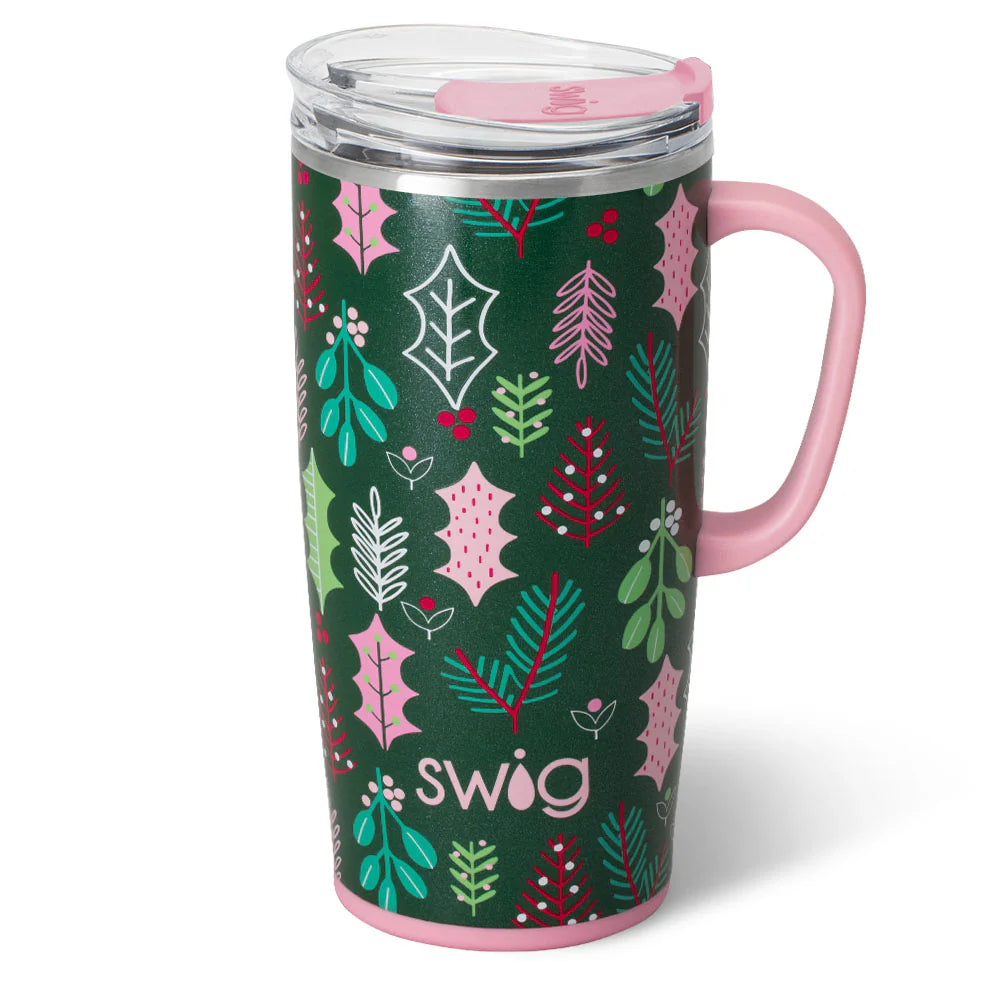 Merry Mistletoes Travel Mug (22oz)