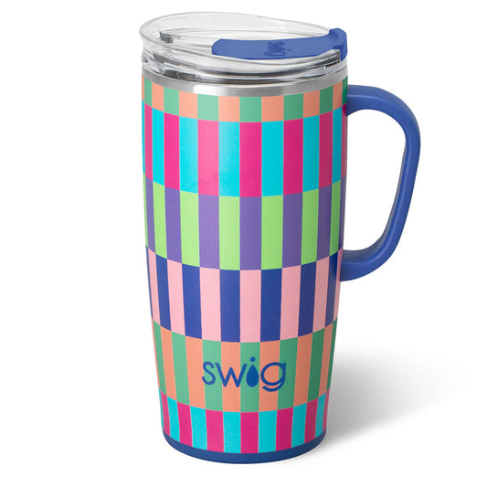Brite Stripe Travel Mug (22oz)