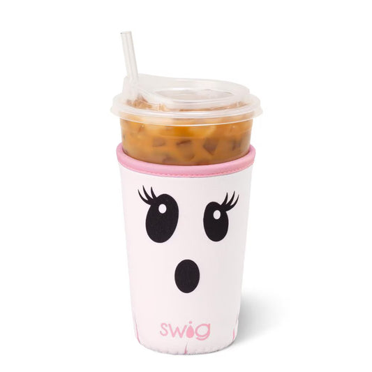 Boo Crew Ghost Iced Cup Coolie (Medium 22-28oz)