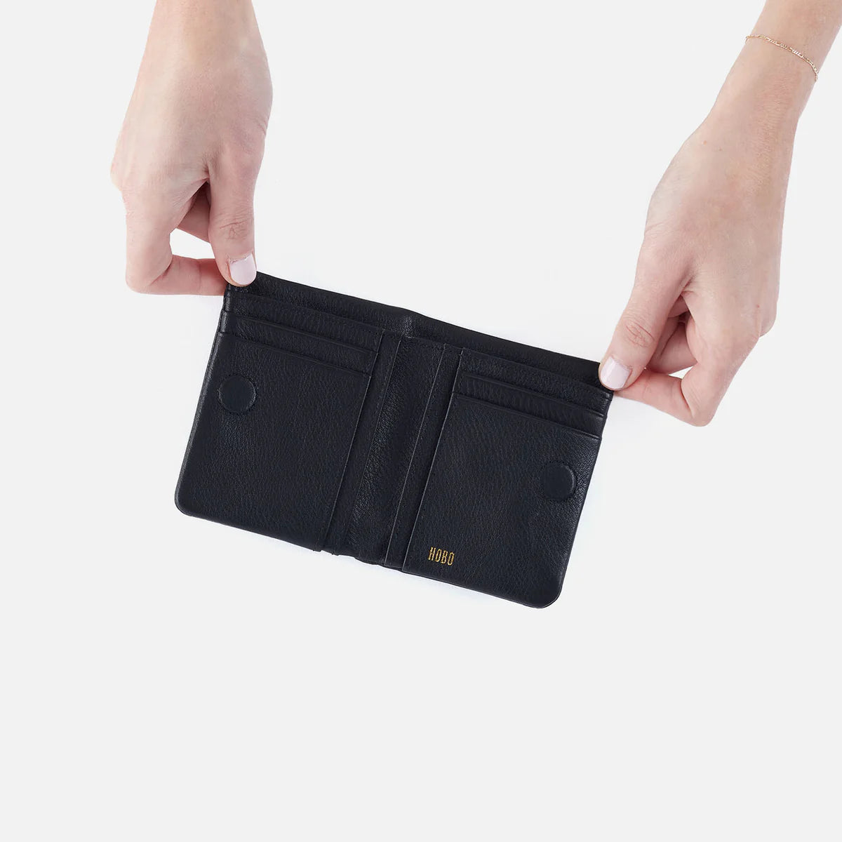 Lumen Black Mini Wallet