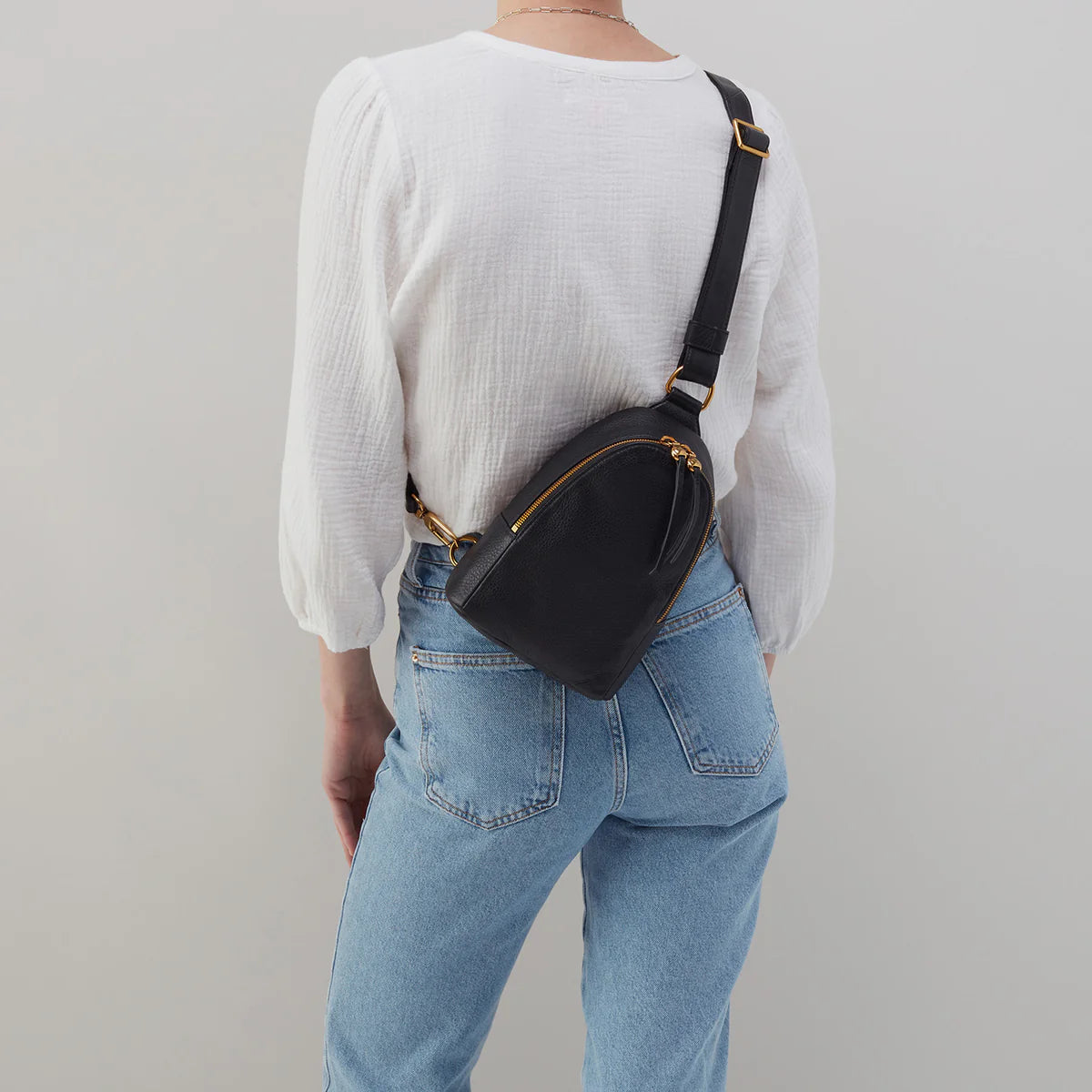 Fern Black Sling Bag