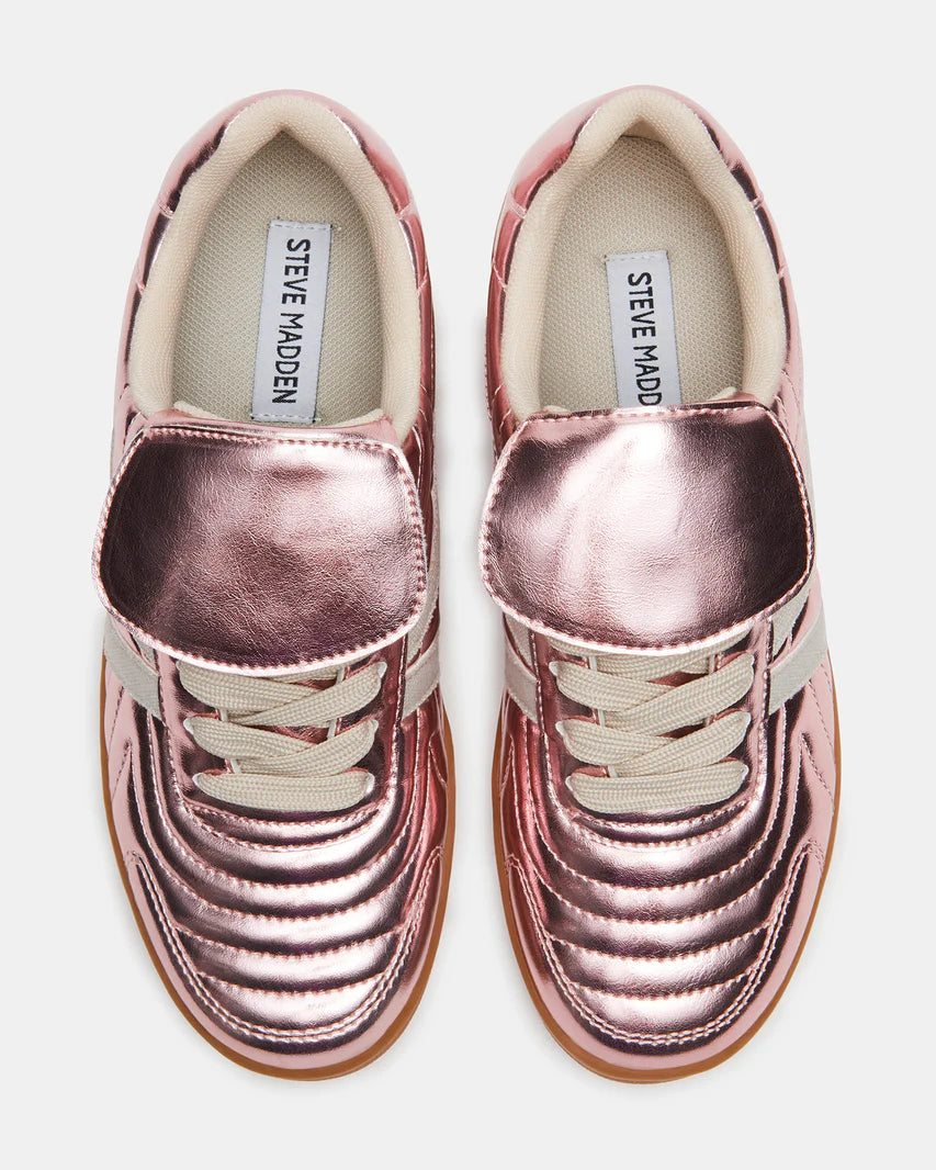 Madrid Pink Metallic Sneakers