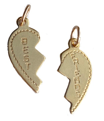 Heart Best Friends Charm Set