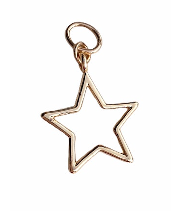 Open Star Charm
