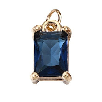 Blue Gem Charm