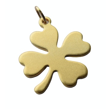 Large Four Leaf Clover Charm