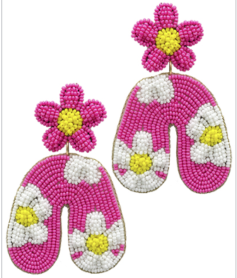 Good Days Fuchsia Earrings