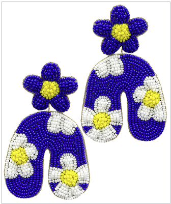 Good Days Blue Earrings