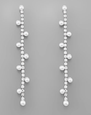 Drop Of Love Silver Earrings