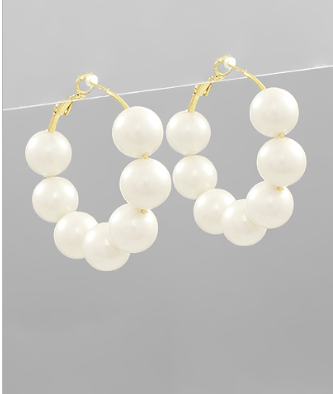 Hold Your Gaze Hoops Earrings