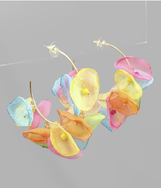 Multi Bloom Hoops