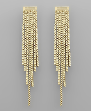 Dance Until I Drop Gold Earrings