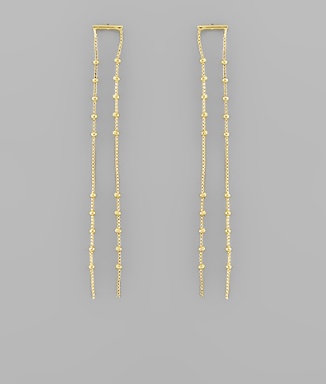 Get Back Up Again Gold Earrings