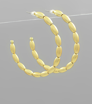 Surround Me Gold Hoop Earrings