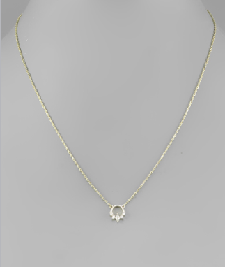 Time Is Valuable Gold Necklace