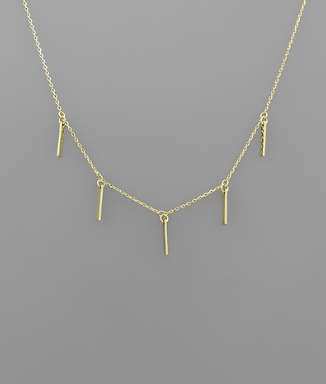 Enlighten Me Gold Necklace