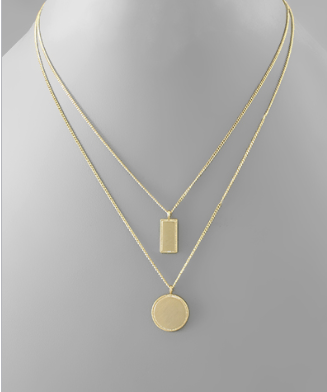 Out Of My Mind Gold Necklace