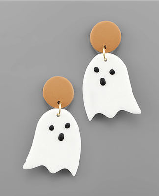 Ghost Clay Earrings