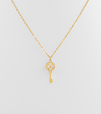 Always Turn to You Gold Necklace