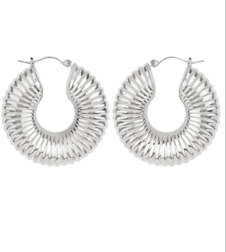 Eternal Hope Silver Hoops