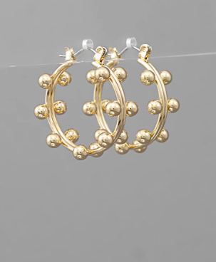 Big Feelings Gold Hoops