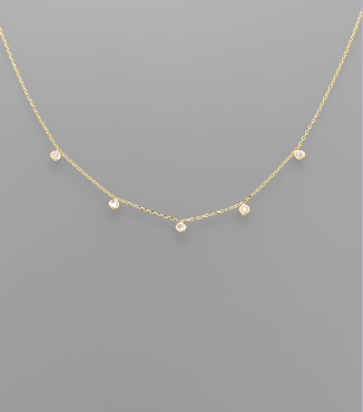Sneak Around Gold Necklace